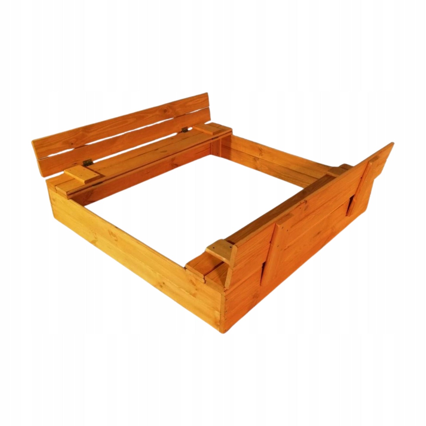 Sandbox Impregnated Lockable Wooden 120x120 with benches MANUFACTURER Packaging status original