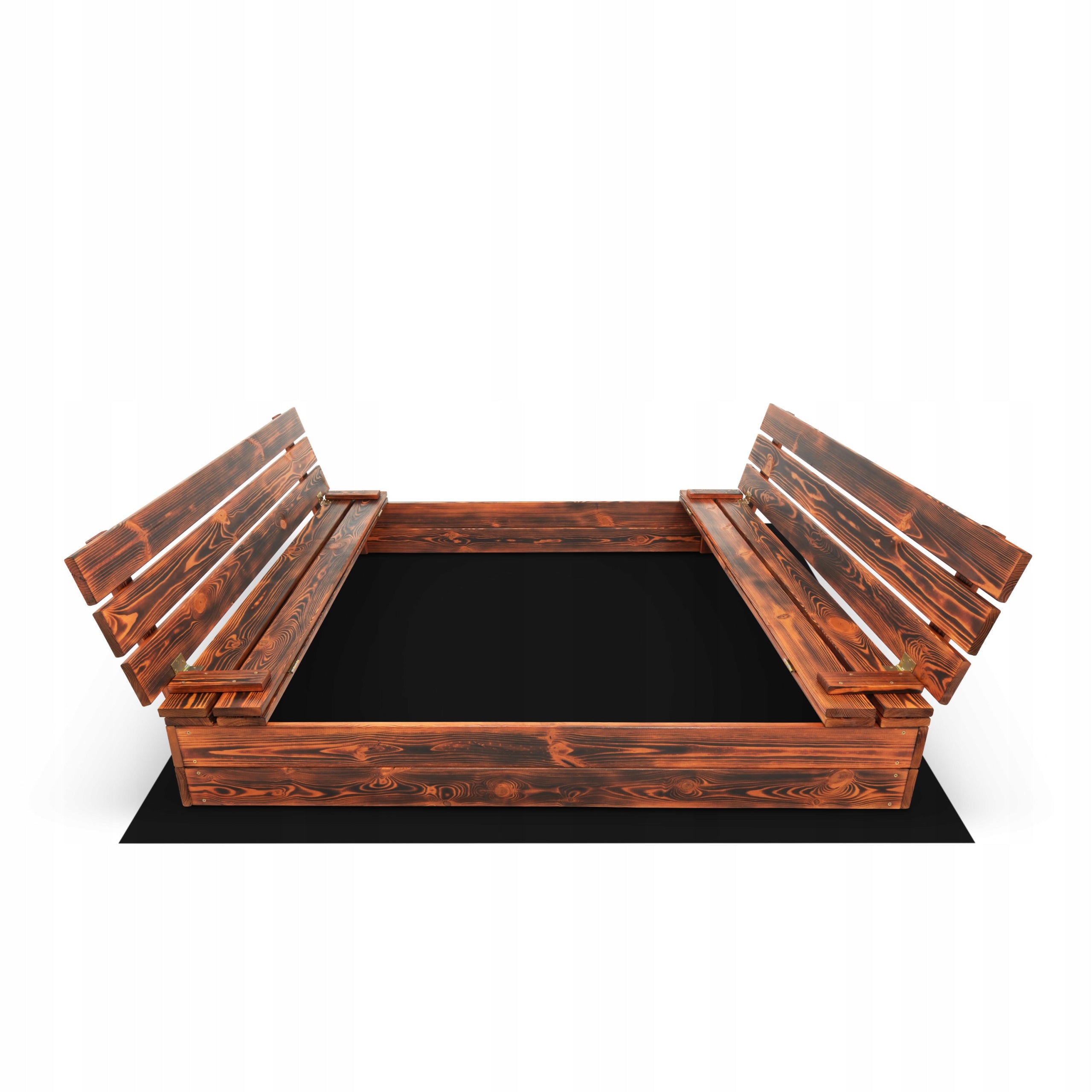 Sandbox Lacquered 140x140 XL Fired Wooden Lockable Kind wooden