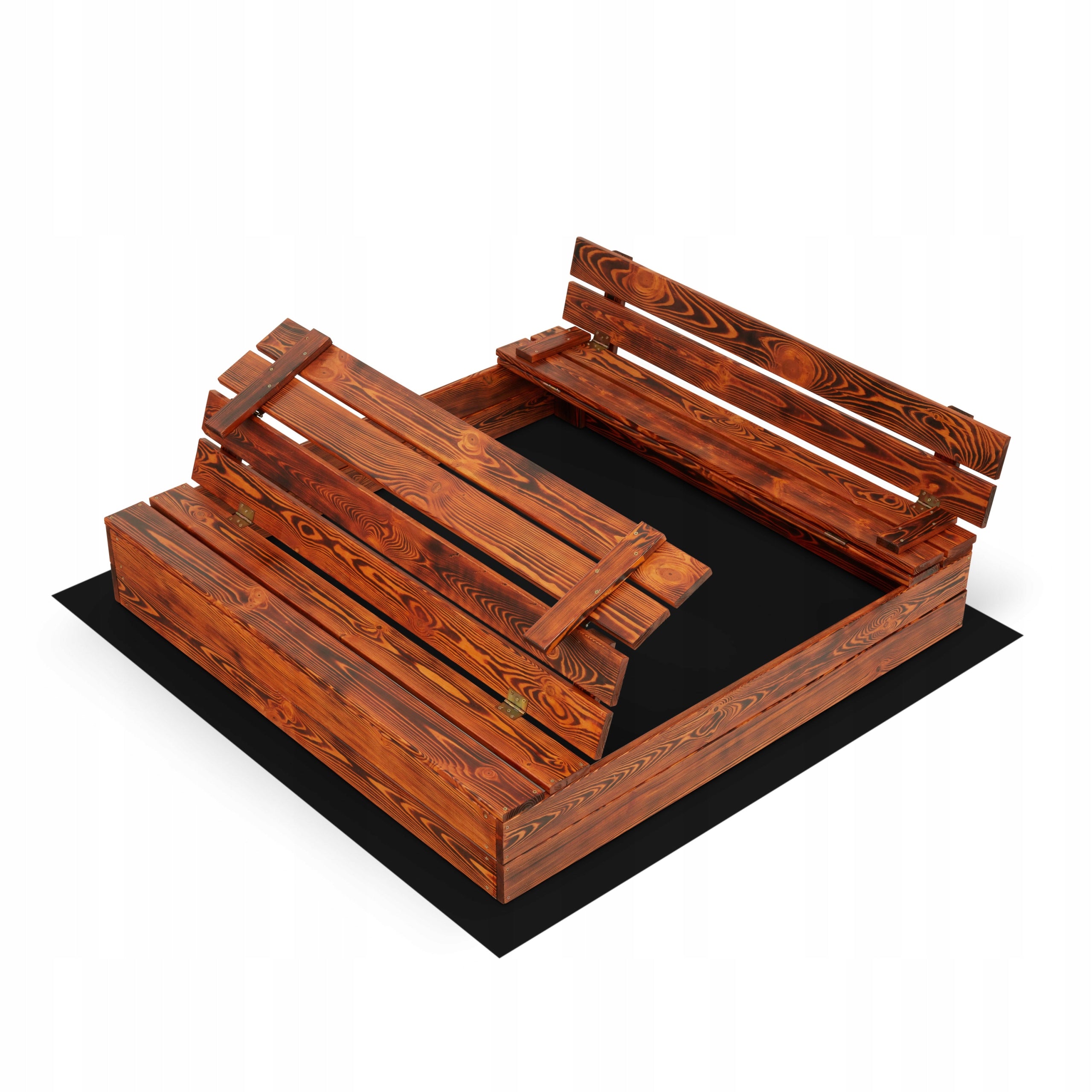 Sandbox Lacquered Fired 120x120 Wooden Lockable Brand no brand