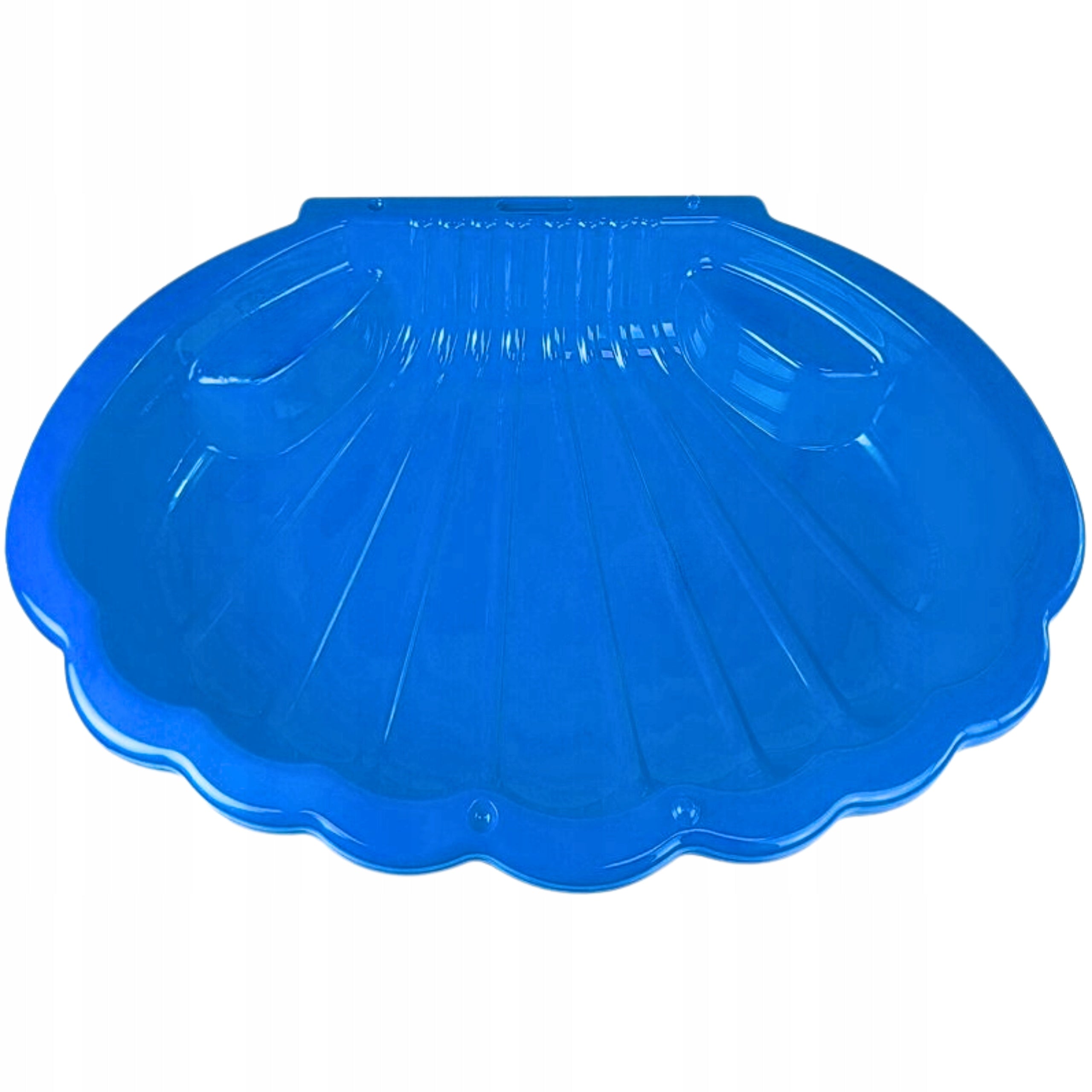 Sandbox / Pool Plastic XXL Shell Lockable Blue 2in1 SOLID Color blue