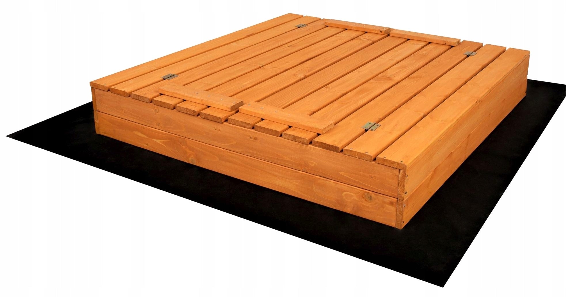 Sandbox Wooden Impregnated Lockable 120 cm Mounting Holes Kind wooden