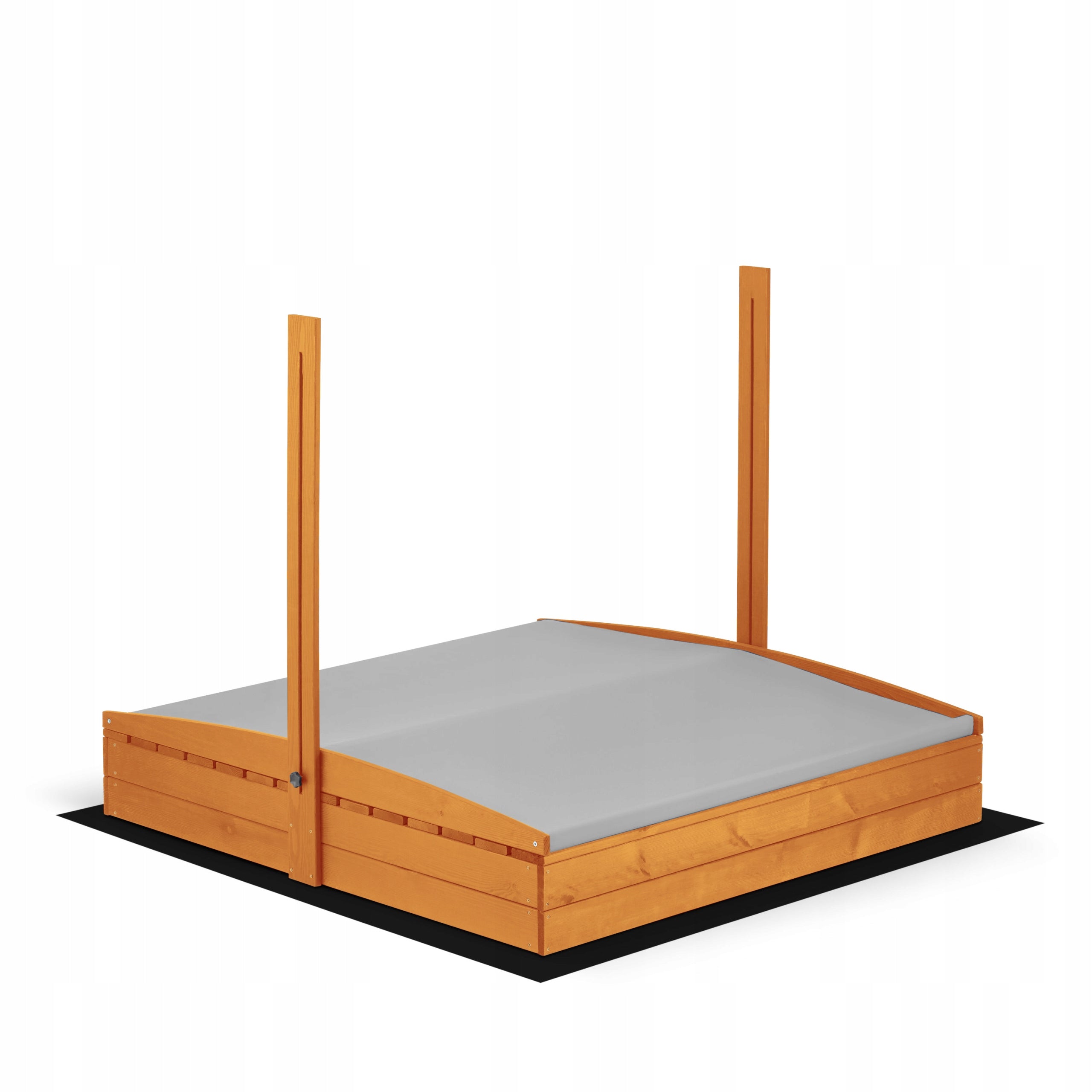 Sandbox XXL 140x140 Impregnated with visor Wooden Lockable Kind wooden