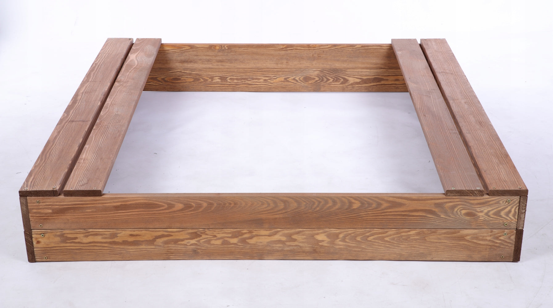 Sandbox impregnated 120x120 with benches AGRO TARPAULIN eco wood Packaging status original