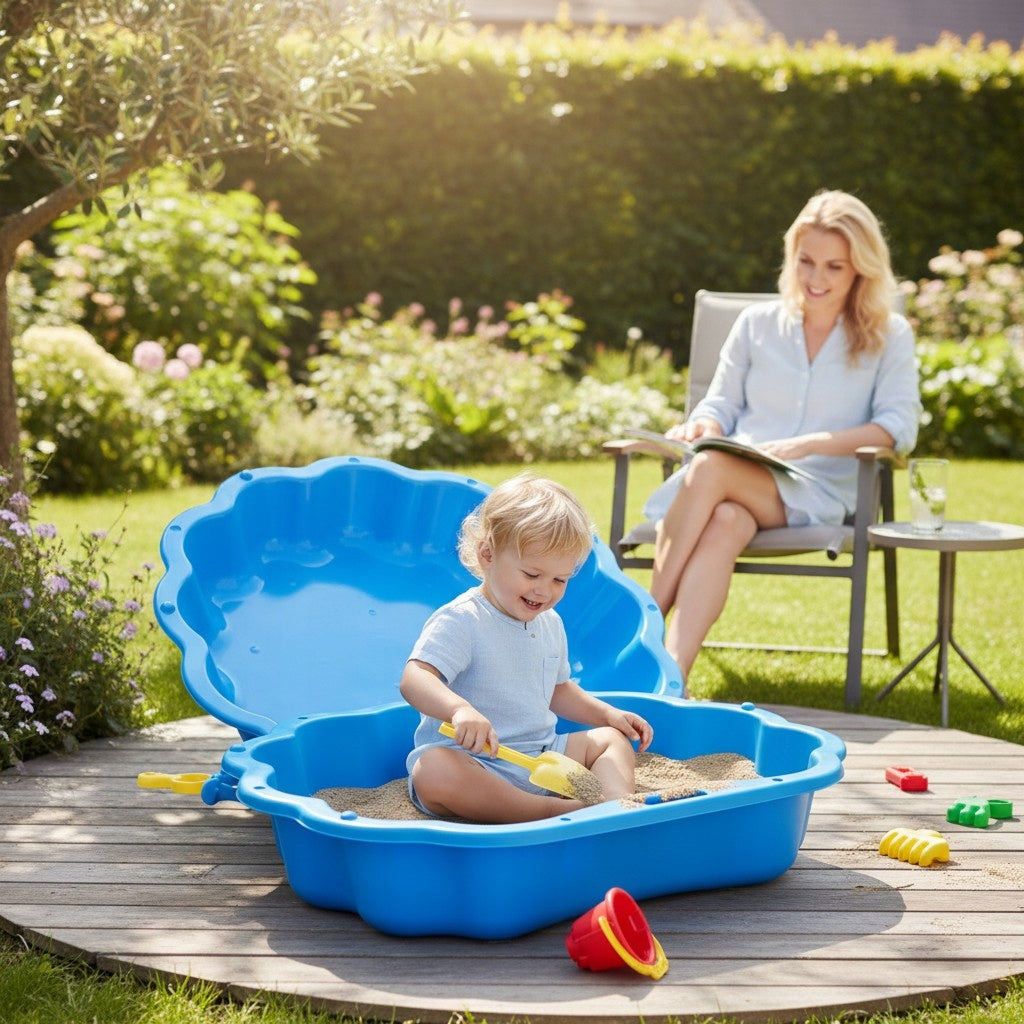 Sandbox with lid pool cloud blue 2IN1 Manufacturer code 730185134275