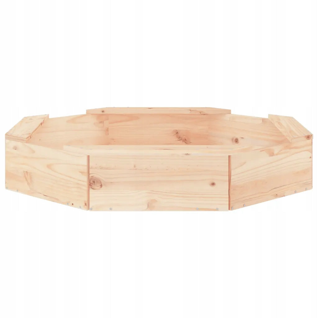 Sandbox with seats, octagonal, pine wood Kind other