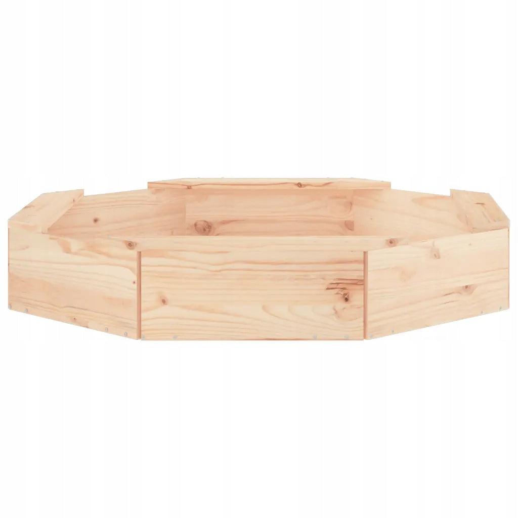 Sandbox with seats, octagonal, pine wood Manufacturer code 825009