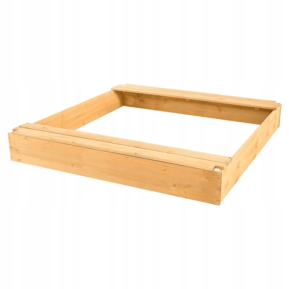 Sandbox with sun visor and wooden benches for children Manufacturer code 5999127708003