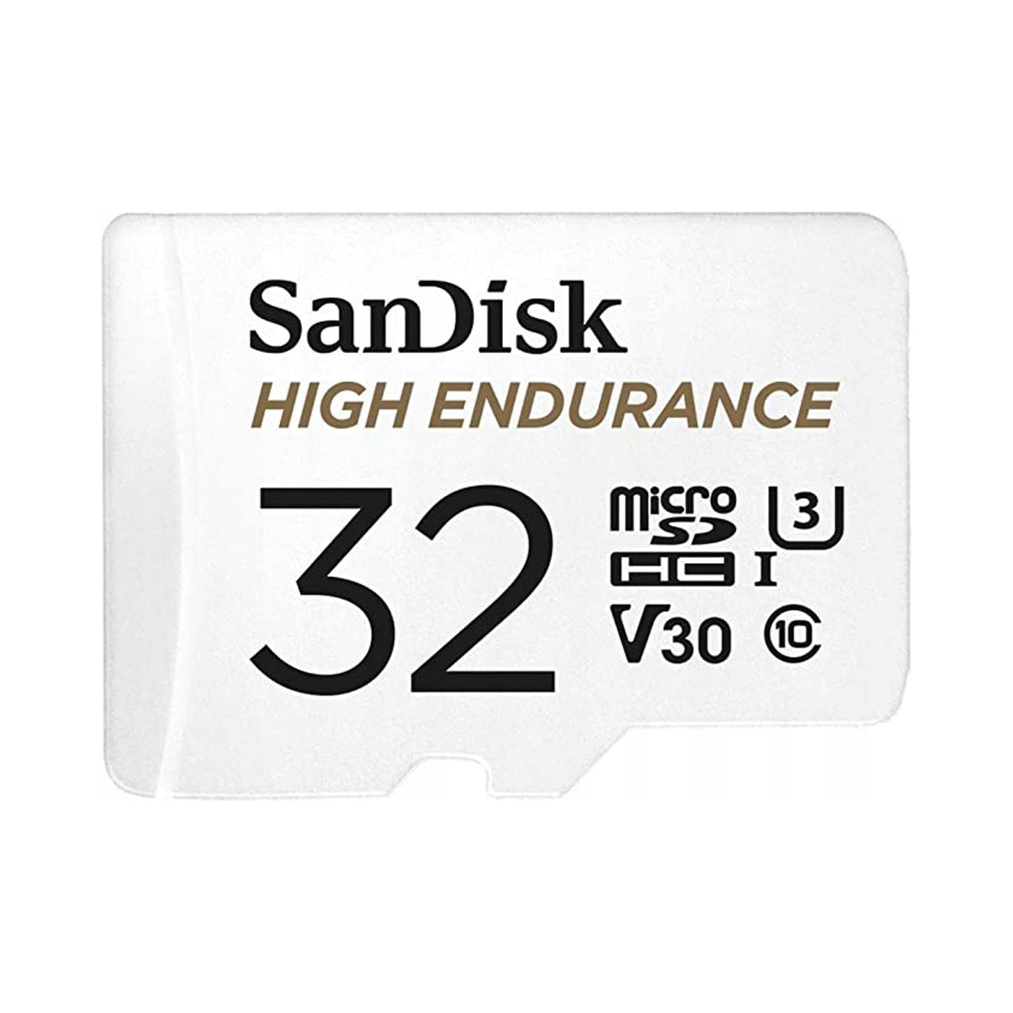 Sandisk 32GB microSDHC High Endurance UHS-I U3 V30 microSD card Manufacturer SanDisk
