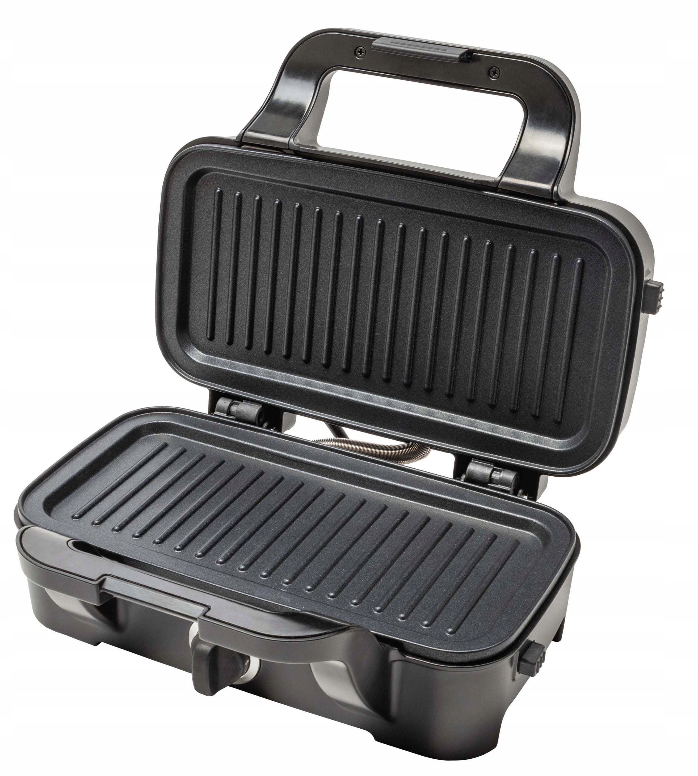 Sandwich toaster Raven ES011 3in1 Triangles 1200W Waffle Iron Grill Panini Dominant color black