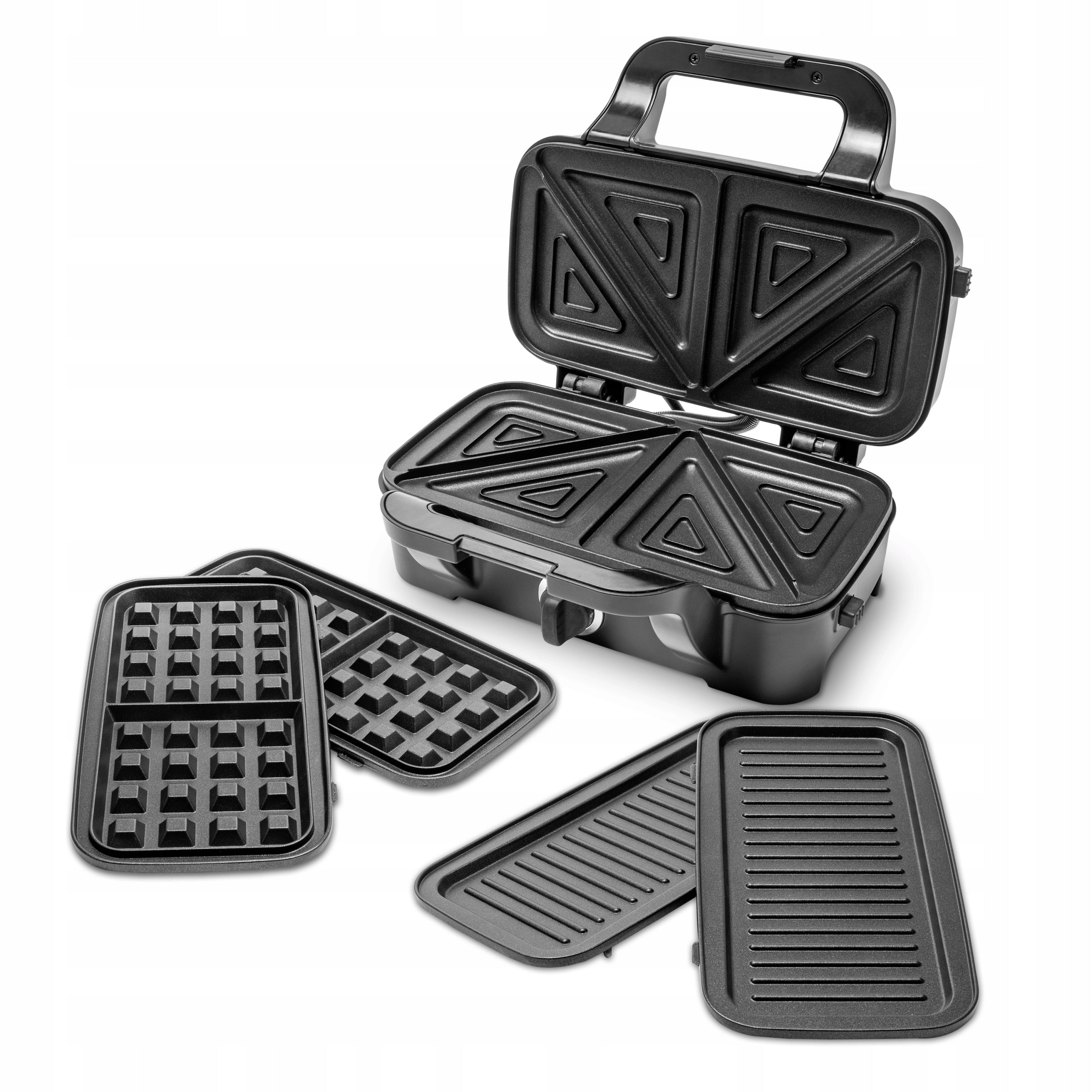 Sandwich toaster Raven ES011 3in1 Triangles 1200W Waffle Iron Grill Panini
