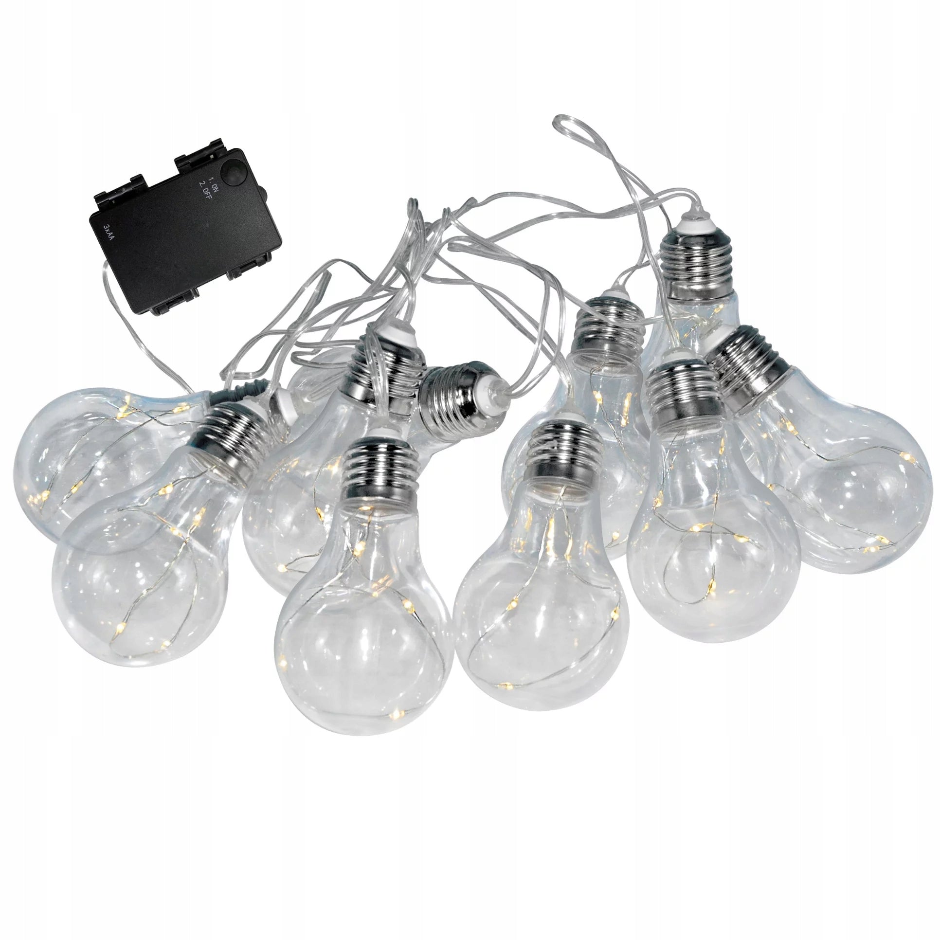 Sanico Polux Goldlux Battery Operated LED SMOLDER Garden Garland 312105