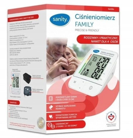 Sanity Family blood pressure monitor model MD 3150 with power supply