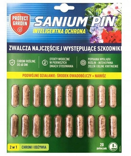 Sanium Pin sticks 2in1 fertilizer and pest Manufacturer SBM