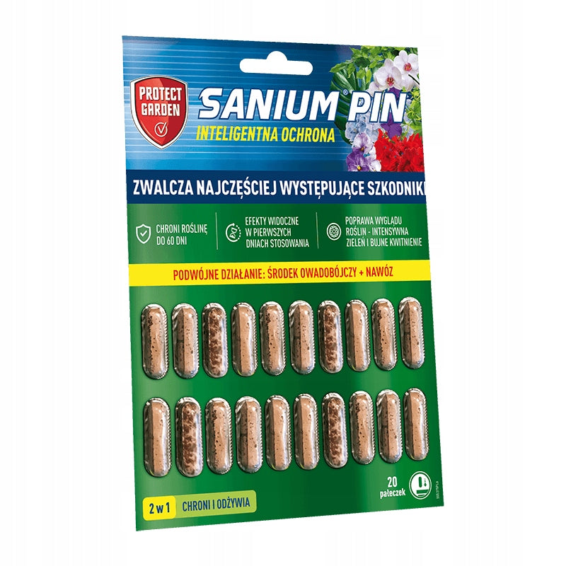 Sanium Pin sticks 2in1 fertilizer and pest