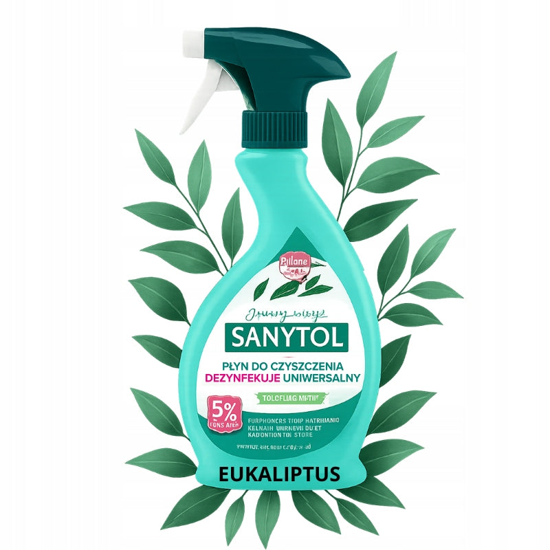 Sanytol Universal Liquid for Surface Disinfection Cleaning Eucalyptus
