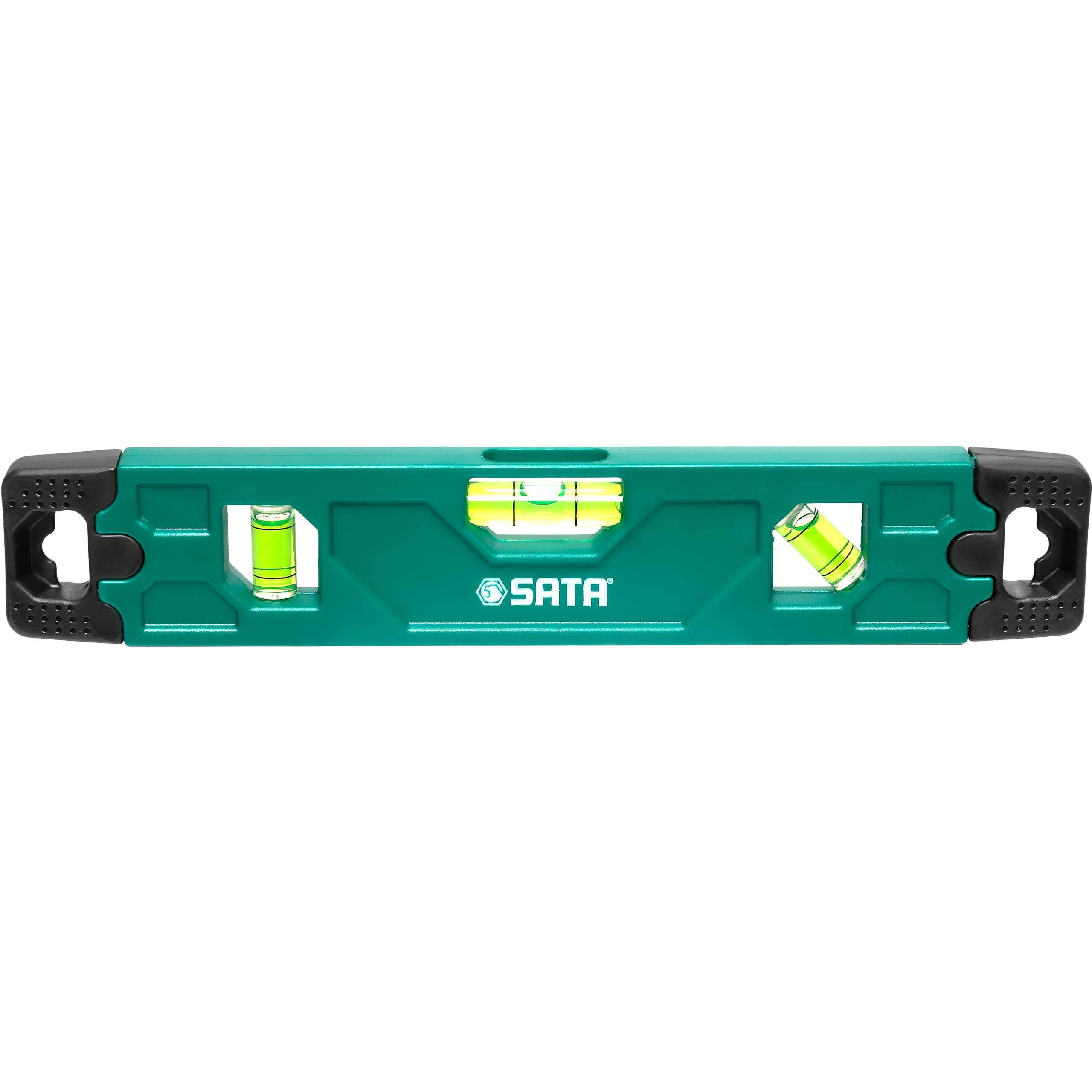 Sata Level with Pocket Magnet 3 libelle 23cm Batteries included no