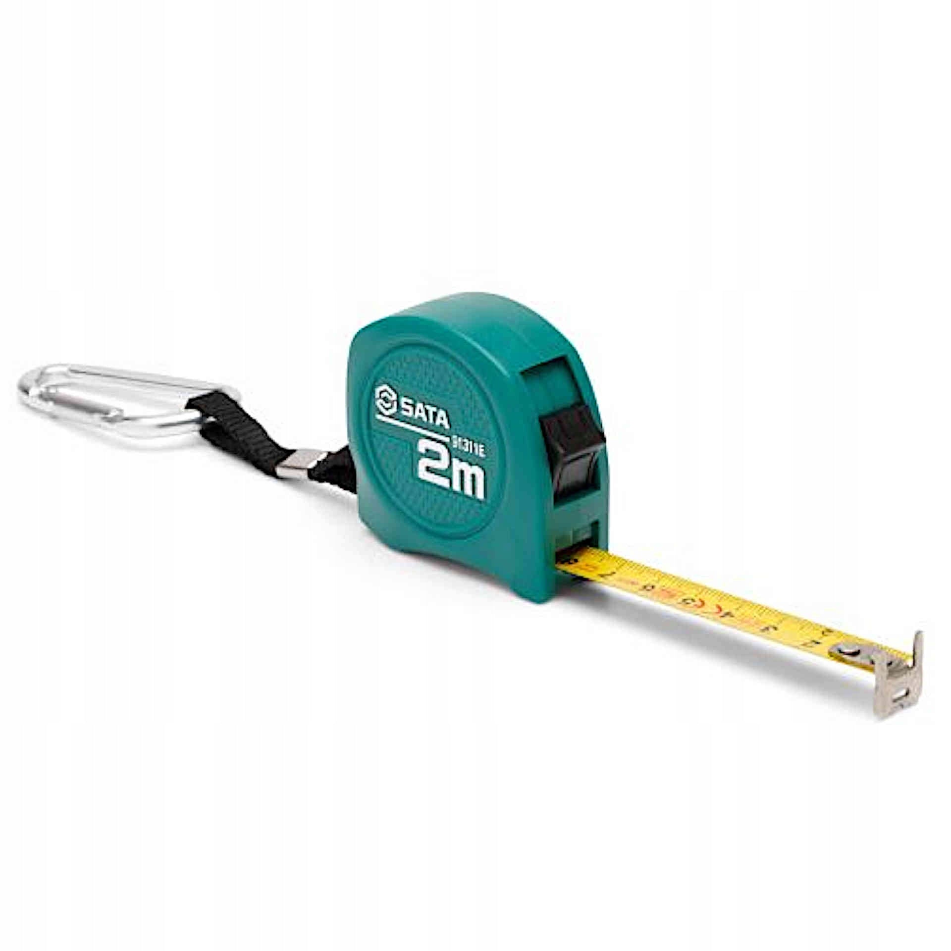 Sata Measuring Tape With Carabiner 2m x 13mm ST