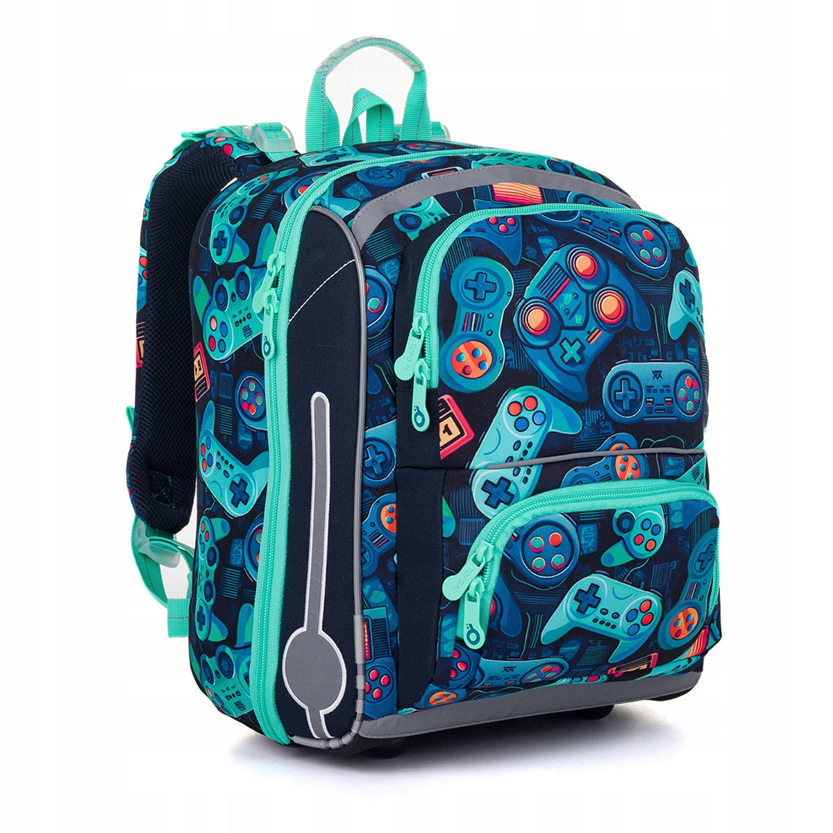 Satchel with console pads pattern Topgal BEBE 25012
