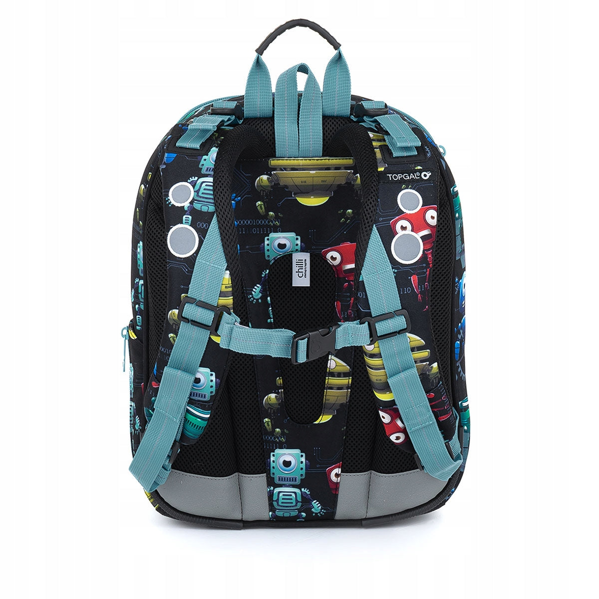 Satchel with robot pattern Topgal BEBE 23011 Manufacturer code BEBE 23011 B