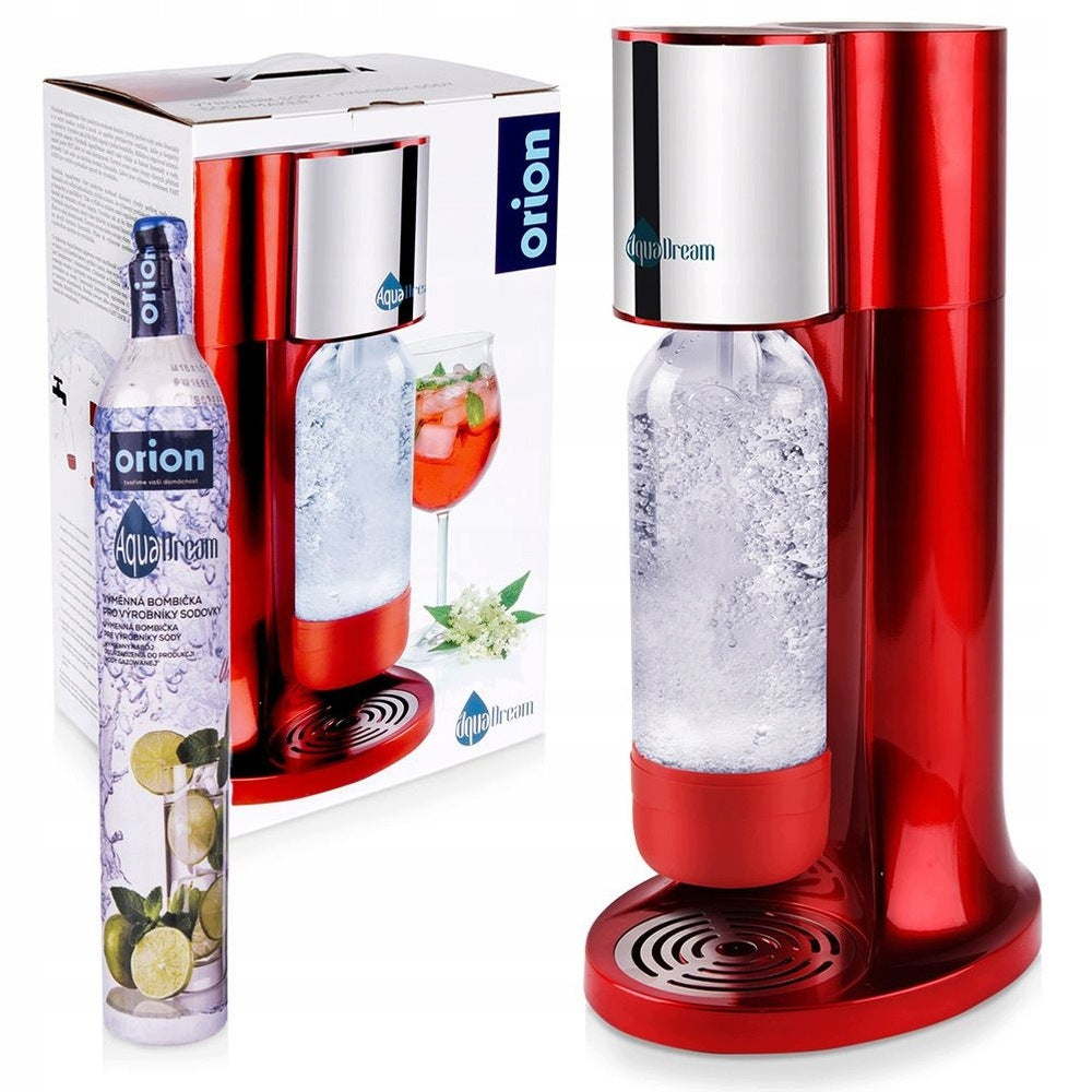Saturator AQUADREAM siphon bottle for sparkling water gassing + cartridge