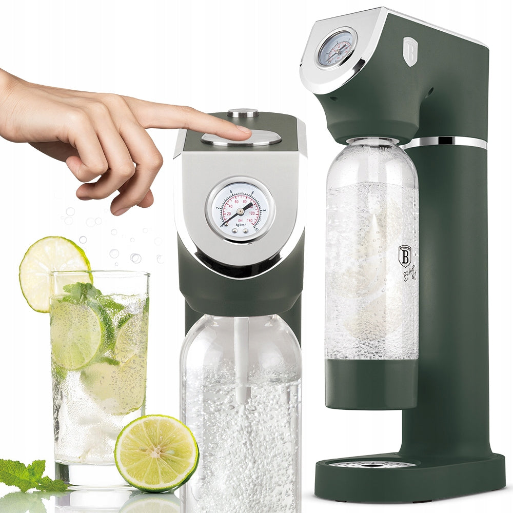 Saturator BERLINGERHAUS Drink Set SODABAR + 2 bottles Matte Green EAN (GTIN) 5999143911050