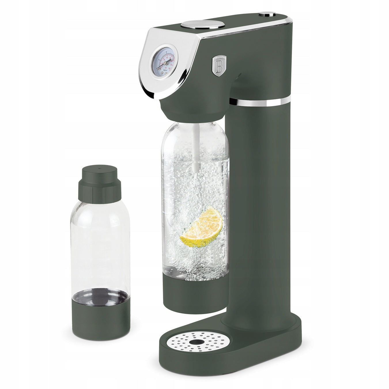 Saturator BERLINGERHAUS Drink Set SODABAR + 2 bottles Matte Green