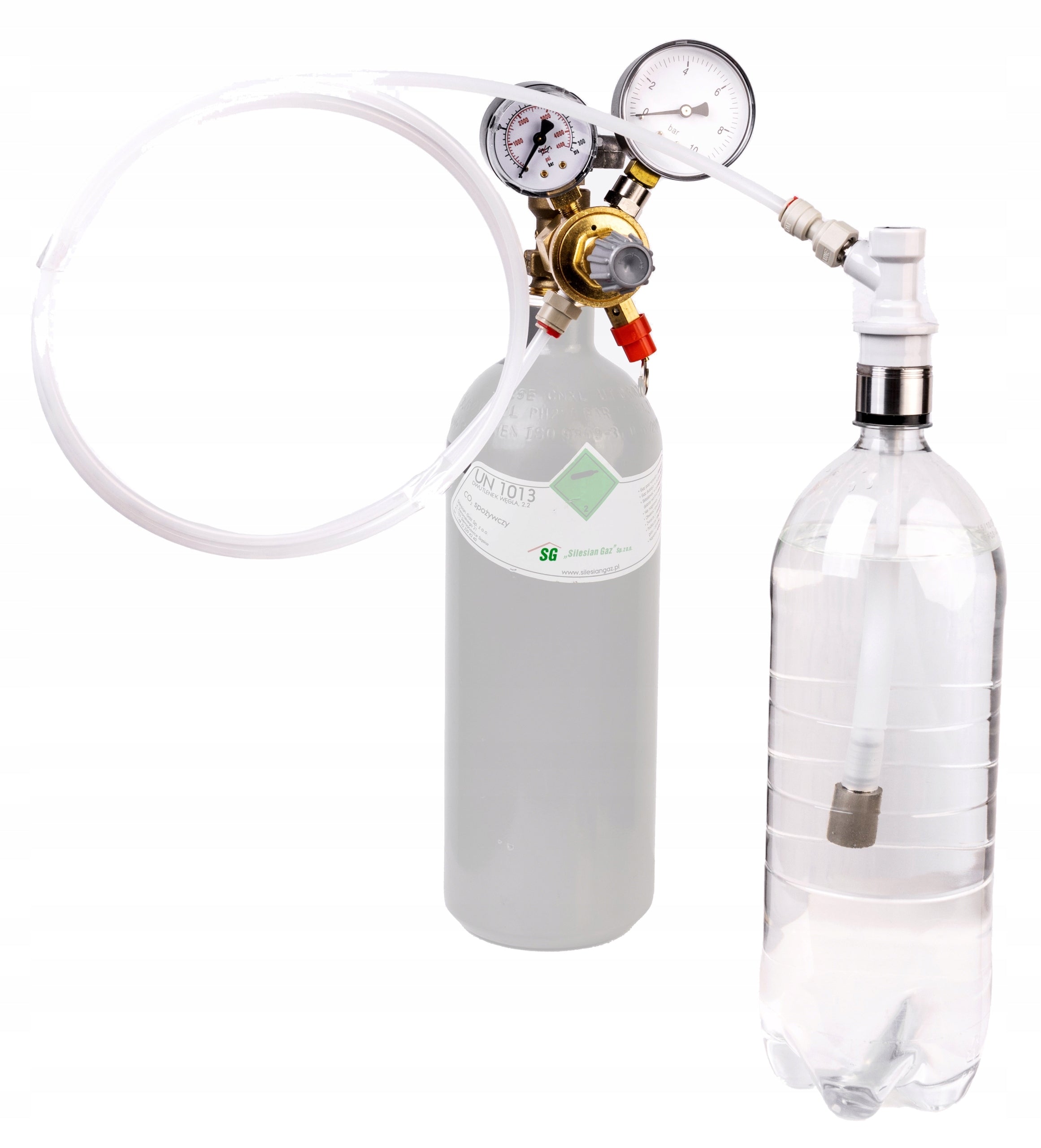 Saturator Siphon For Water Gasification Beverage Wine Beer Cider CO2