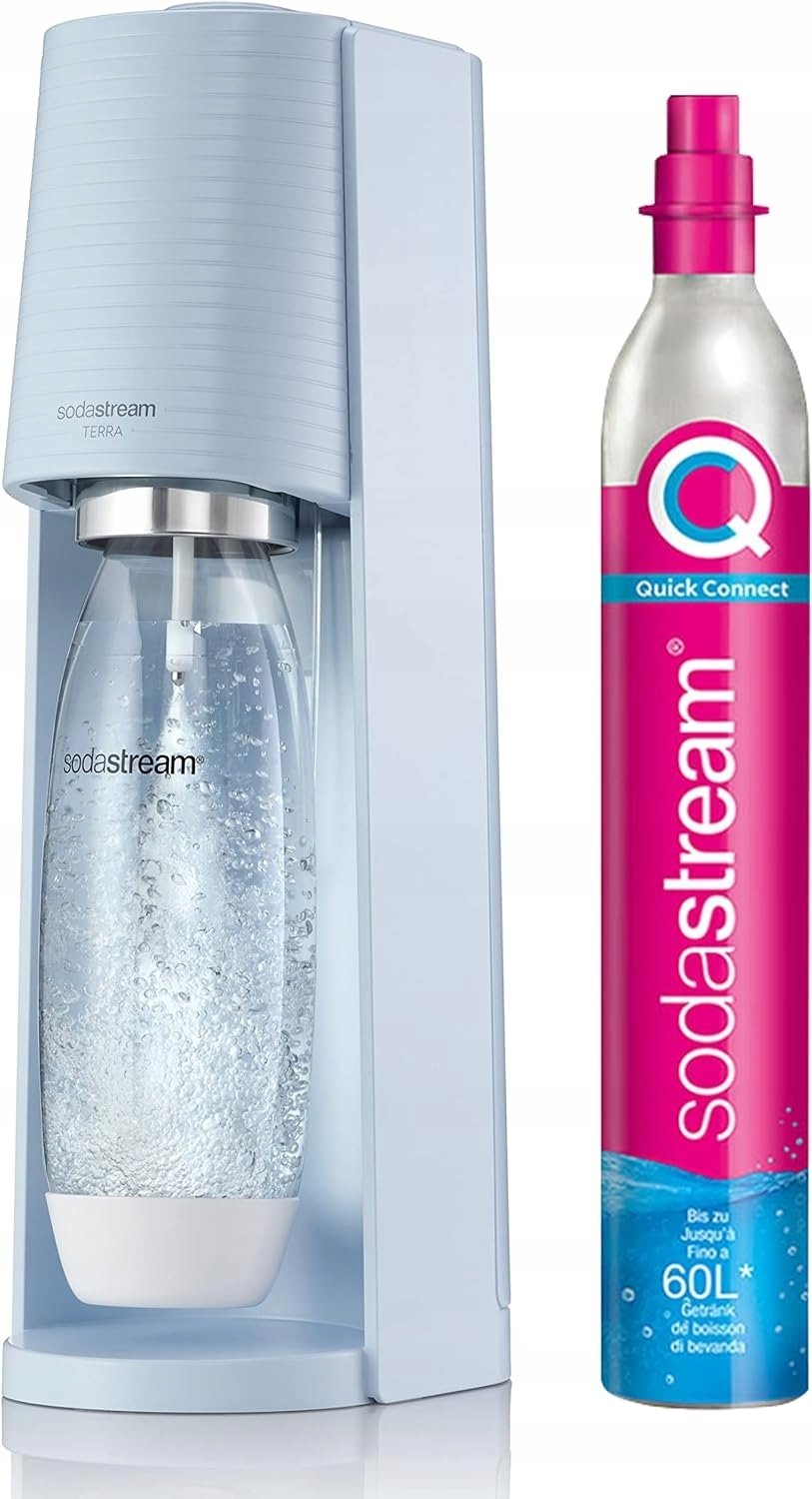 Saturator Sodastream Terra + 1 bottle + gas Blue
