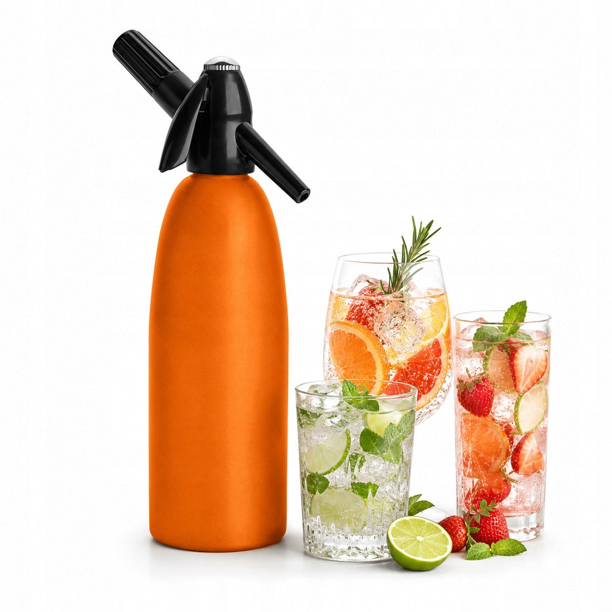 Saturator for sparkling water 1L QUICK SODA SA-01I ART home portable siphon