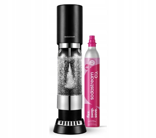 Saturator for sparkling water Sodastream Enso Black + CO2 gas cartridge