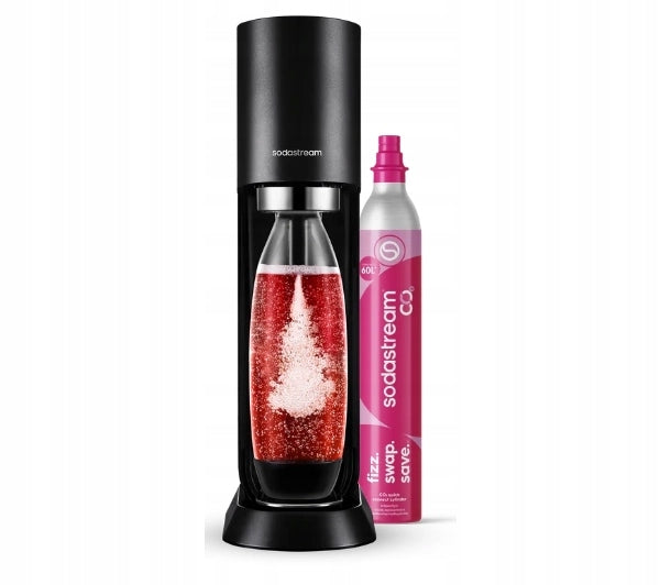 Saturator for sparkling water Sodastream Mix Black + CO2 cartridge + 1L bottle