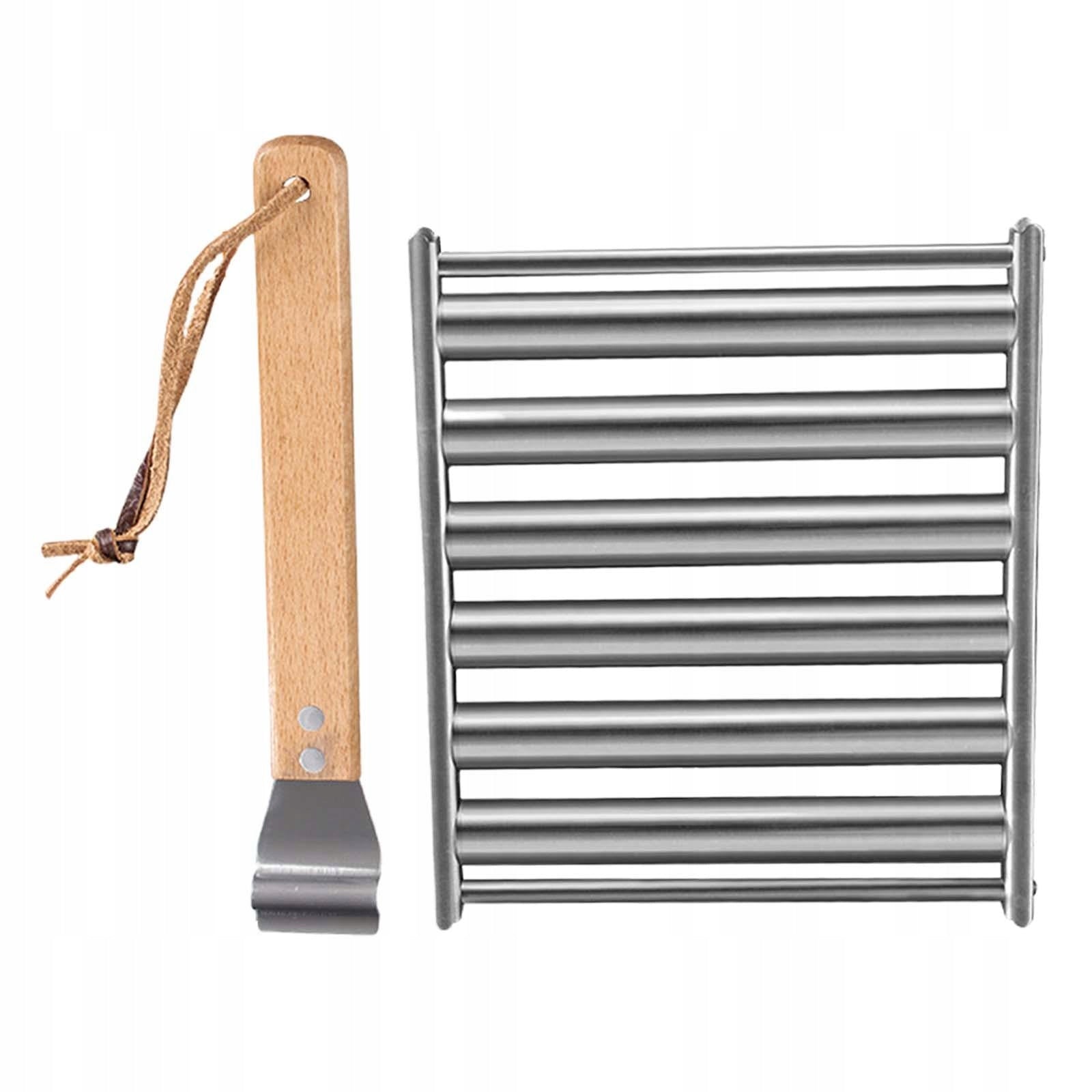 Sausage Roller Holder Grill Cooker Warmer Stainless Steel Without Sticks Packaging status original