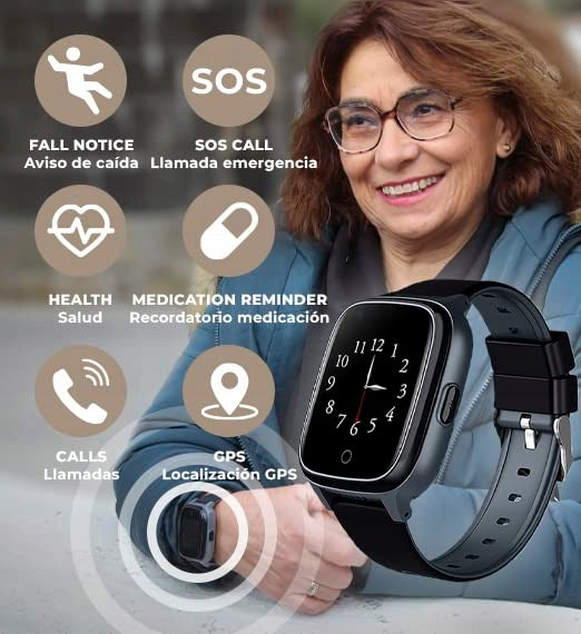 SaveFamily Relojes con Gps SaveFamily Senior Watch Brand no brand