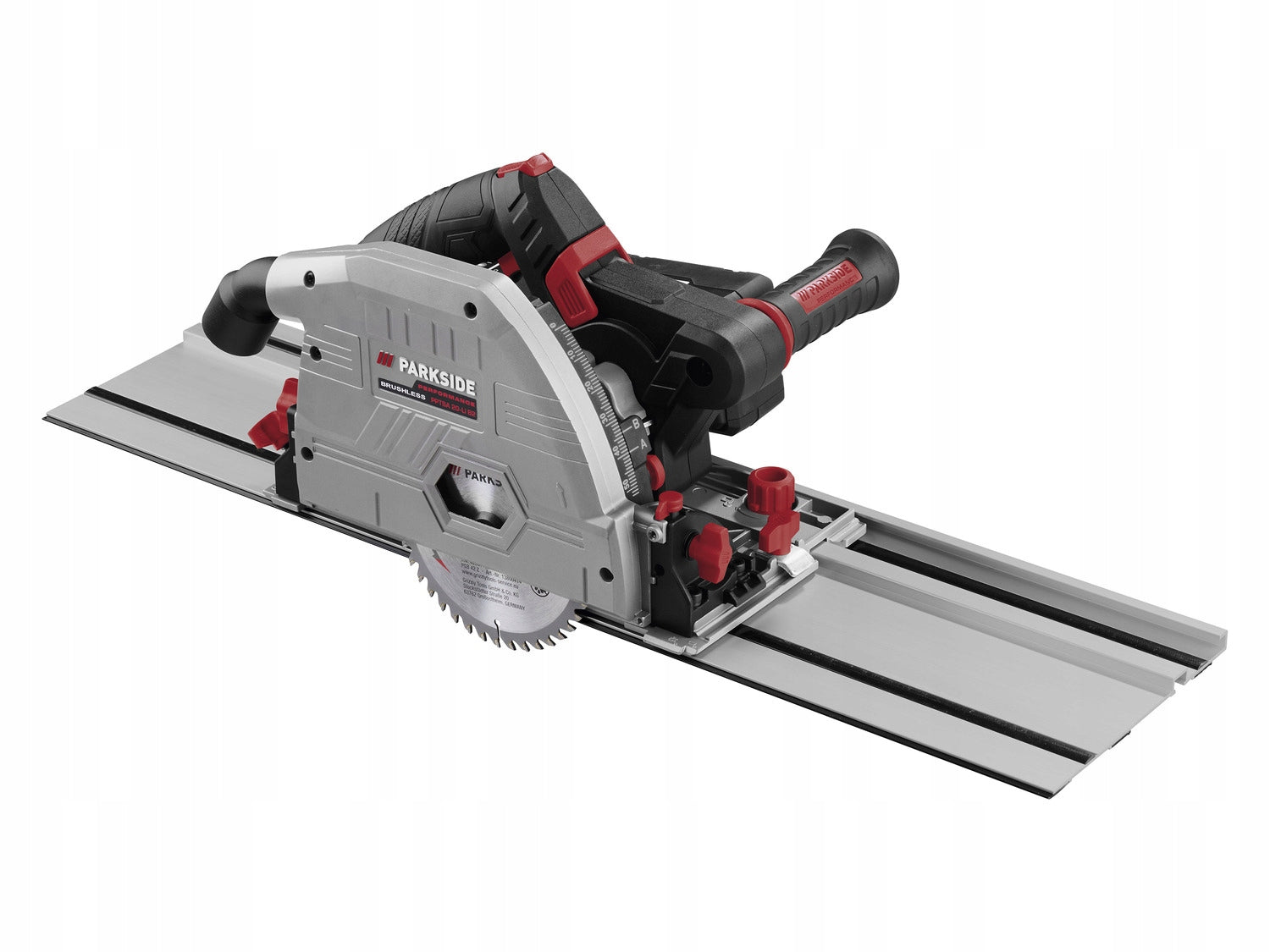Sawing machine with guide rail Parkside Performance 20V PPTSA C3