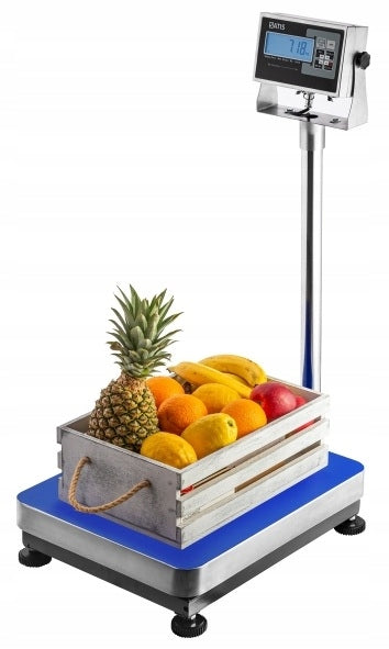 Scale with storage legalization 150/60kg 50/20g HW-M-150 dish 45x35cm RS232
