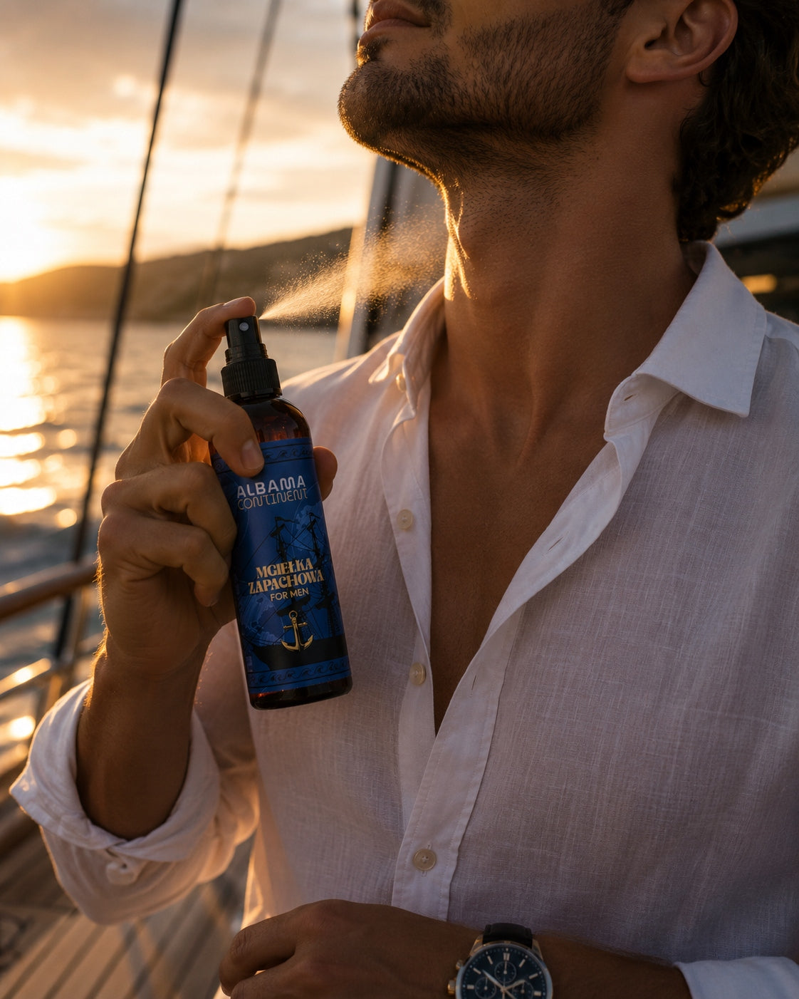 Scent Mist After Shaving Water for Men ALBAMA Continent 250ml Packaging status original