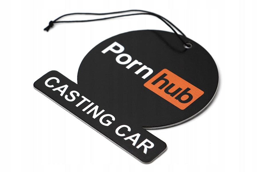 Scent pendant fragrance for car PORNHUB CASTING CAR PORN HUB Manufacturer's catalog number zawieszka-pornhub-cast-car