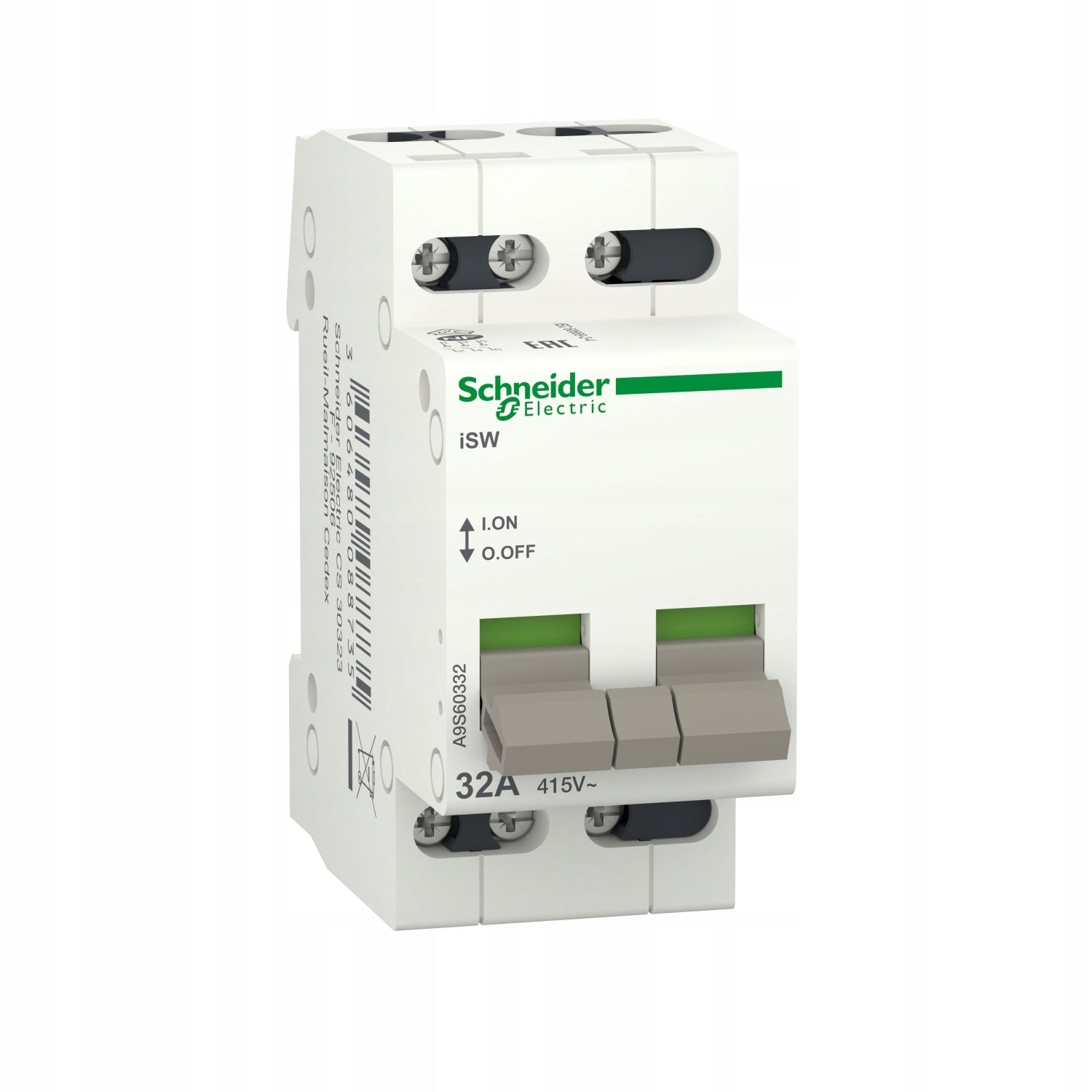 Modulinis kirtiklis Schneider Electric Acti9 iSW, 3P 32A 415VAC