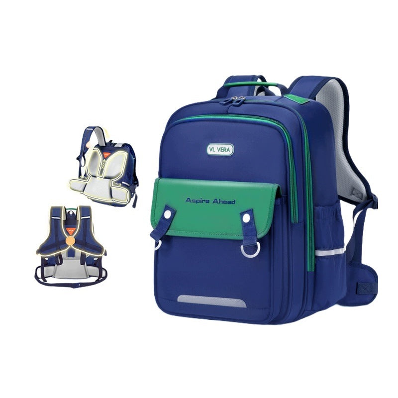School Backpack For Boys And Girls Large Relieving Capacity