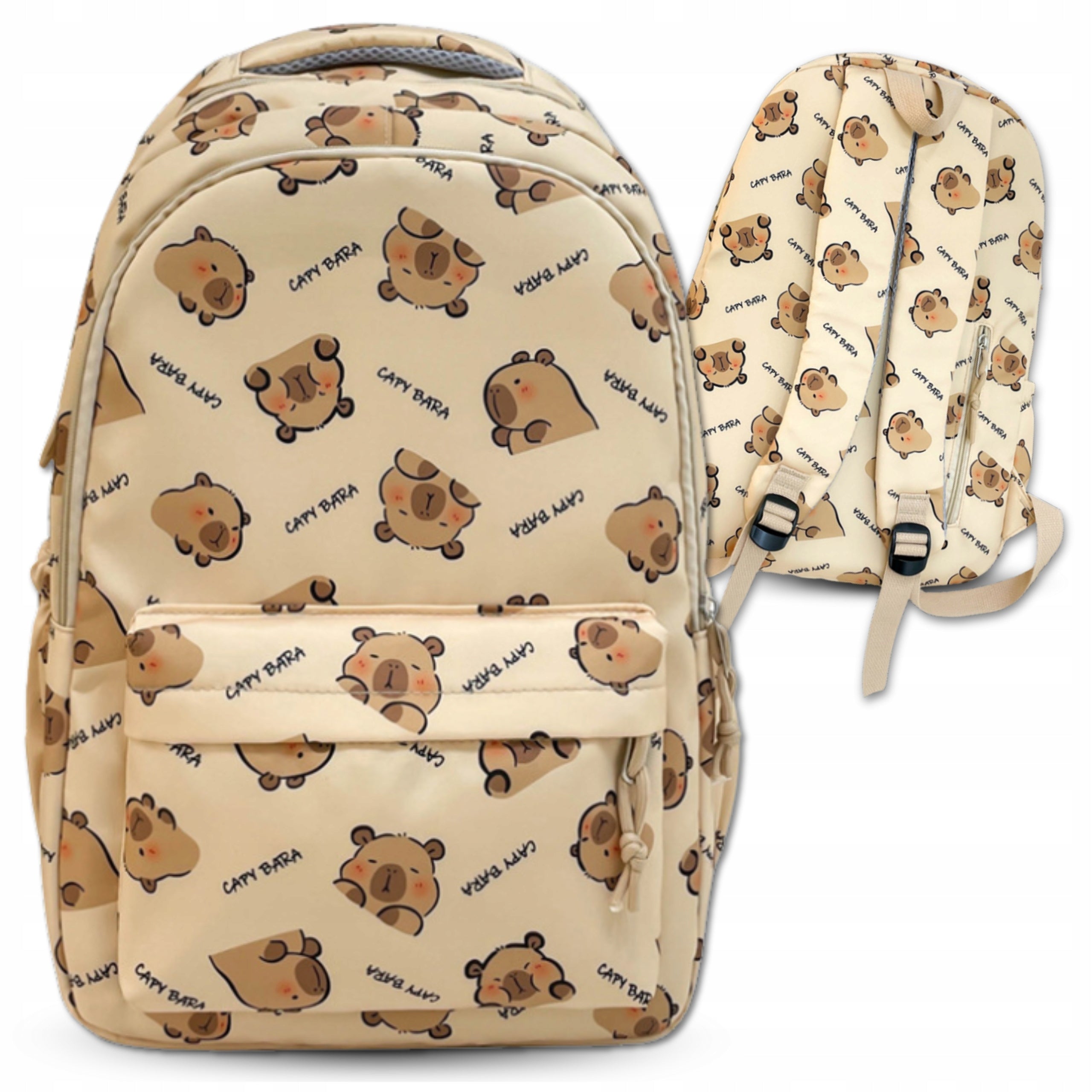 School Backpack For Girls Boy Youth Capybara Spacious