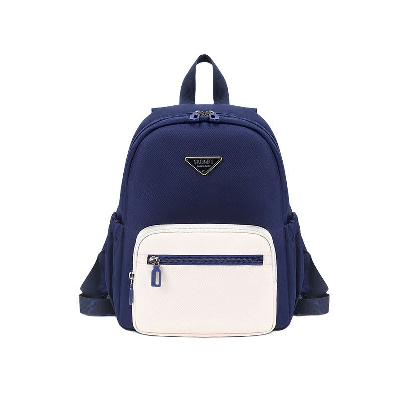 School Backpack For Primary Students Blue Large Capacity Lightweight
