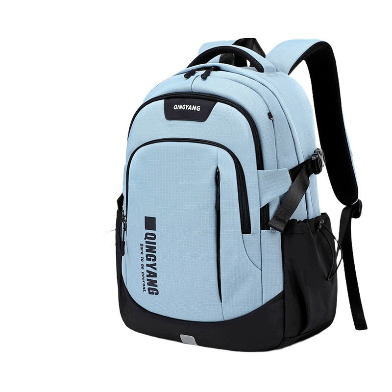 School Backpack For Students Boys And Girls Blue Large Capacity