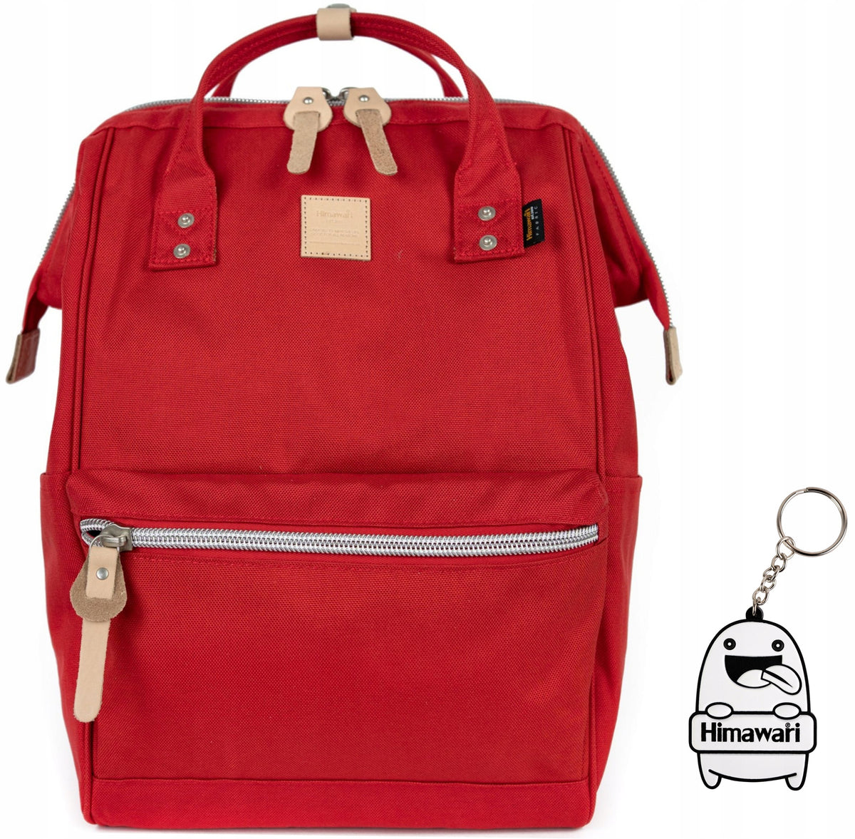 School Backpack Himawari Urban - Waterproof Laptop Backpack Red