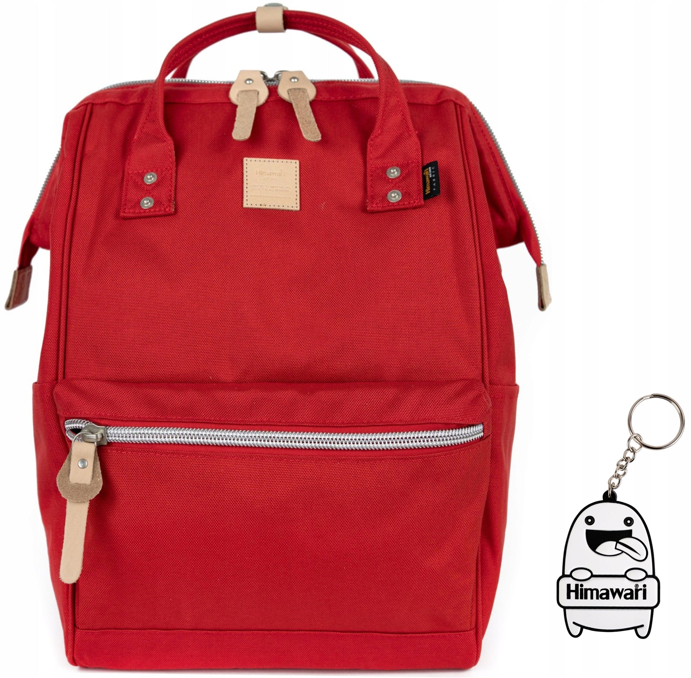 School Backpack Himawari Urban - Waterproof Laptop Backpack Red