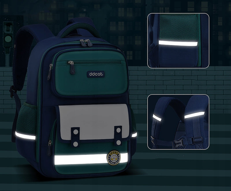 School Backpack Satchel Organizer Strong Spacious + Shoe Bag Manufacturer code Plecak szkolny K402A