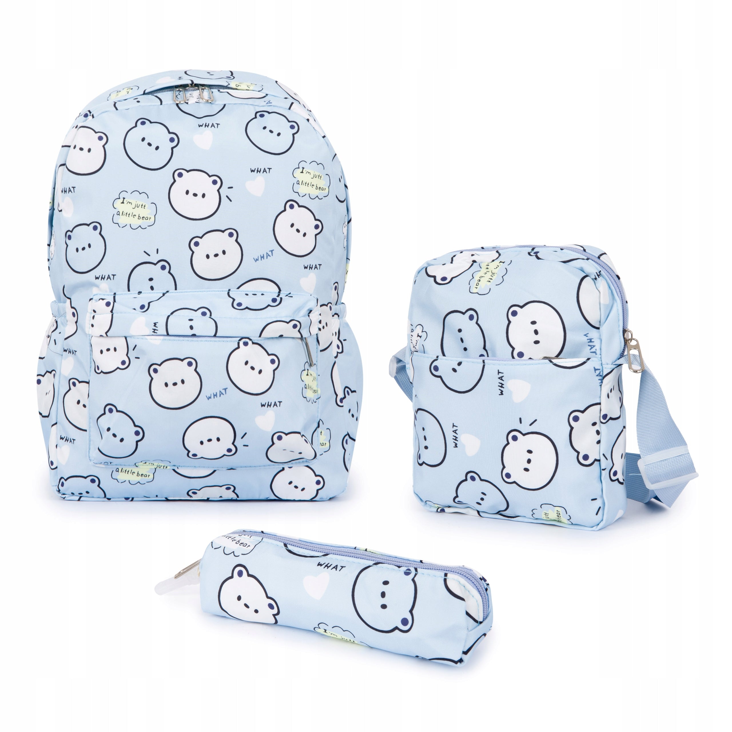 School Backpack Schoolbag Teddy Bear Set Pencil Case + Sachet Class 1-3 Manufacturer code BELLA-J-0545