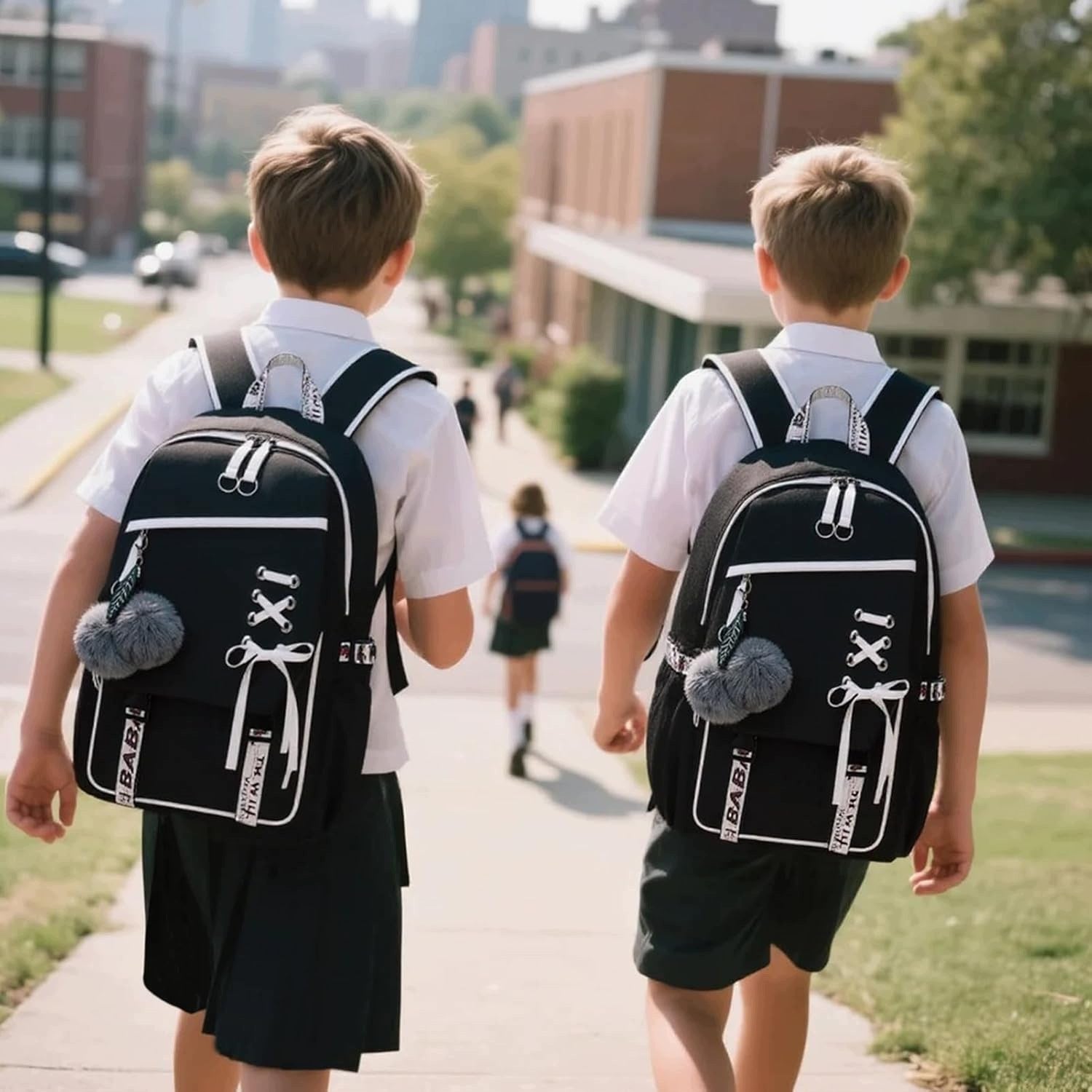 School Backpack for Girls and Teens - Black Manufacturer code 5908810580239