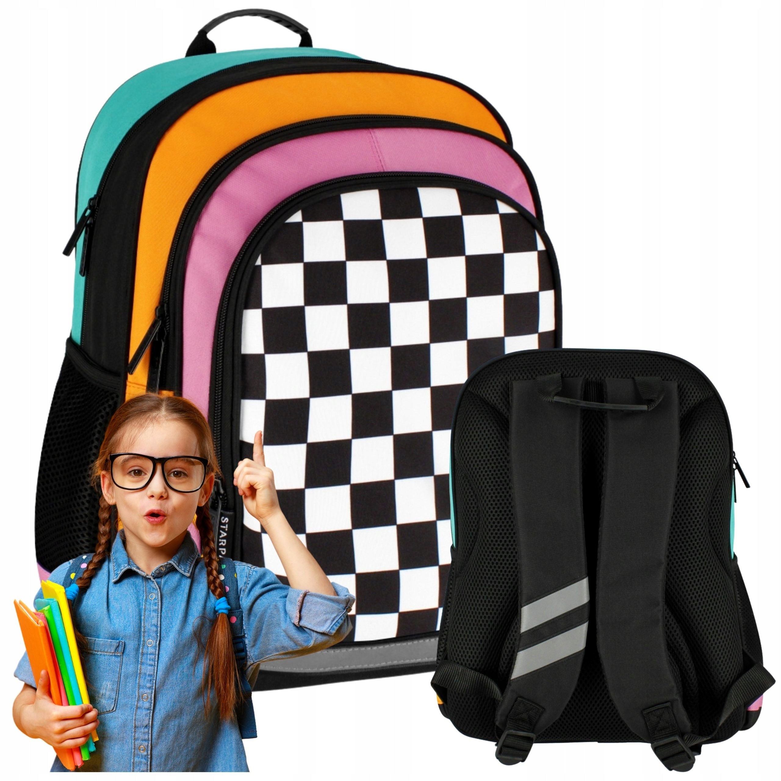 School Backpack for Girls for Trip Pink Children's Day Gift