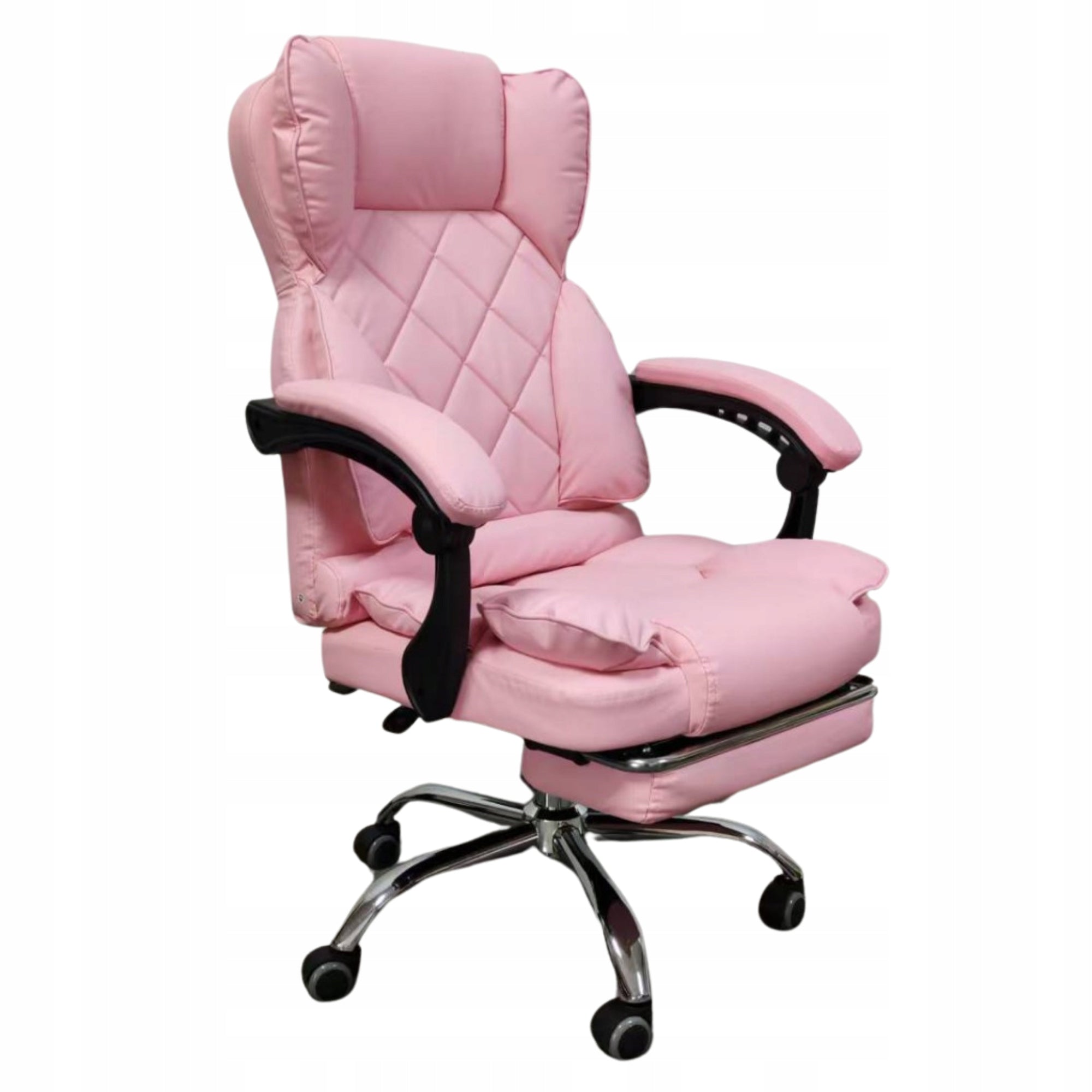 School Chair Swivel Desk Chair Footrest Pink Manufacturer code 818-2
