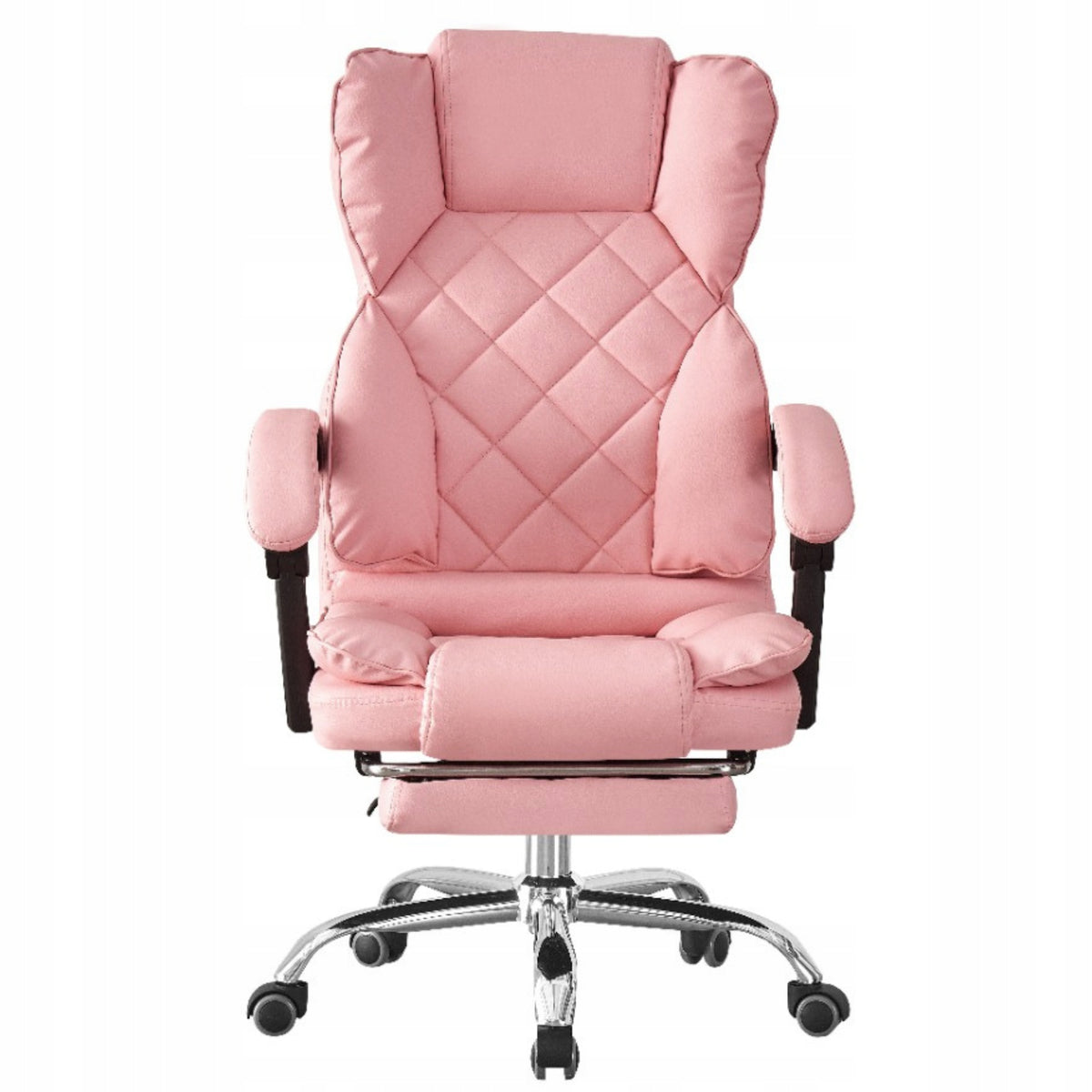 School Chair Swivel Desk Chair Footrest Pink Packaging status original